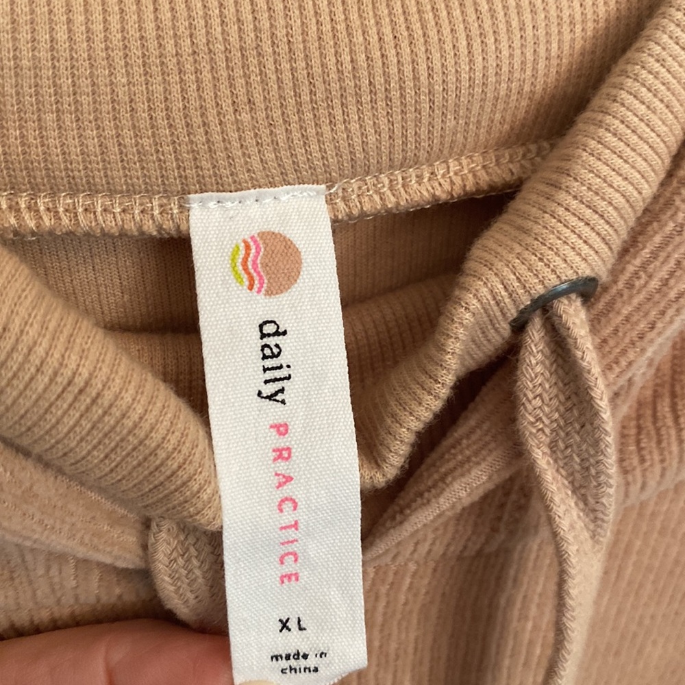 Anthropologie Daily Practice Textured Hoodie XL NWT XXL - Picture 4 of 12